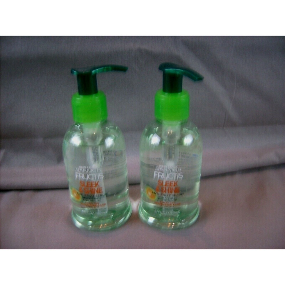 Garnier Fructis Sleek & Shine Anti-Frizz Serum 5.1oz Lot of 2